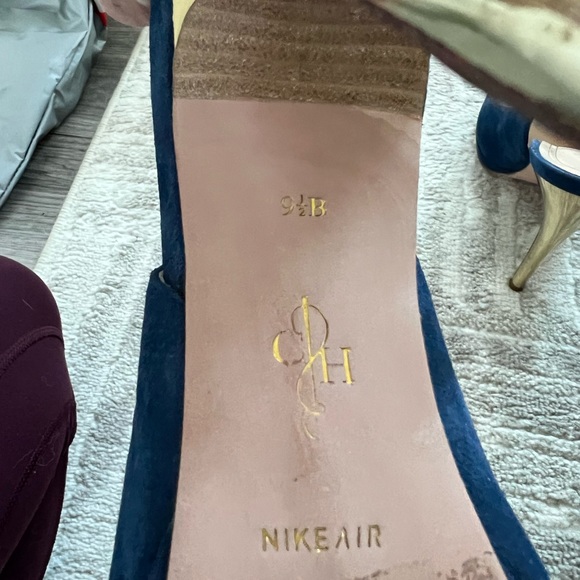 COLE HAAN SLINGS BLUE SUEDE 9.5 - Picture 8 of 8